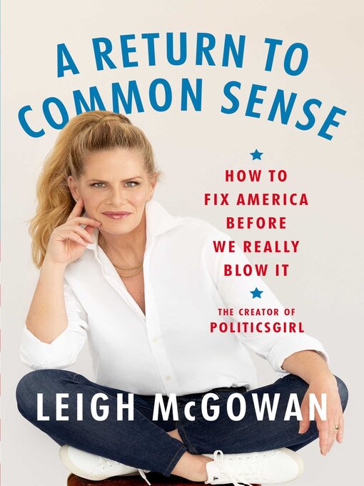 Title details for A Return to Common Sense by Leigh McGowan - Wait list